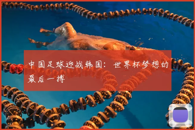 中国足球迎战韩国：世界杯梦想的最后一搏